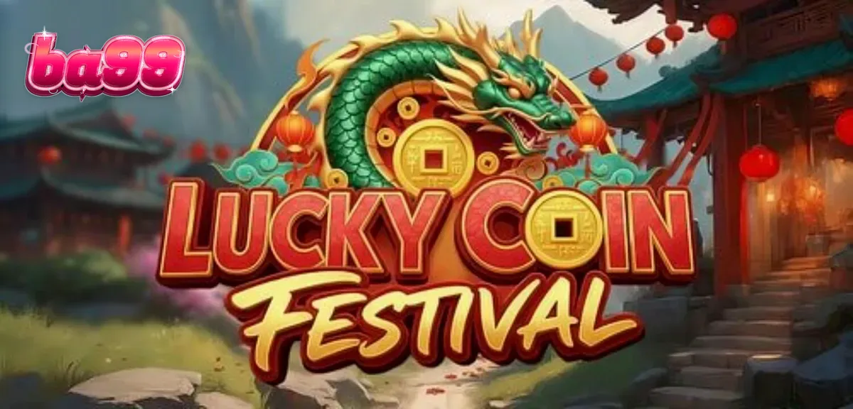 Lucky Coin Festival স্লট গেমের রঙিন এবং উৎসবমুখর ইন্টারফেস